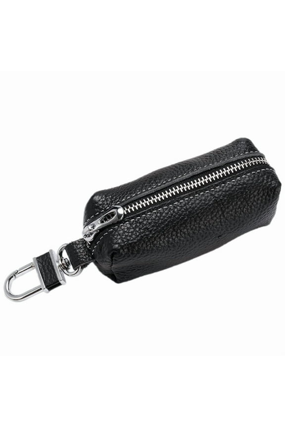 Leather Men Women Key Holder Keychain Bag Organizer Car Keys Holder Pouch Multifunctional Small Wallet Mini Purse Holder