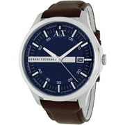 Leather Mens Watch AX2133