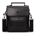 thumbnail image 1 of Leather Messenger Bag for Men, Shoulder Crossbody Bag with Adjustable Straps for Work Business, 1 of 10