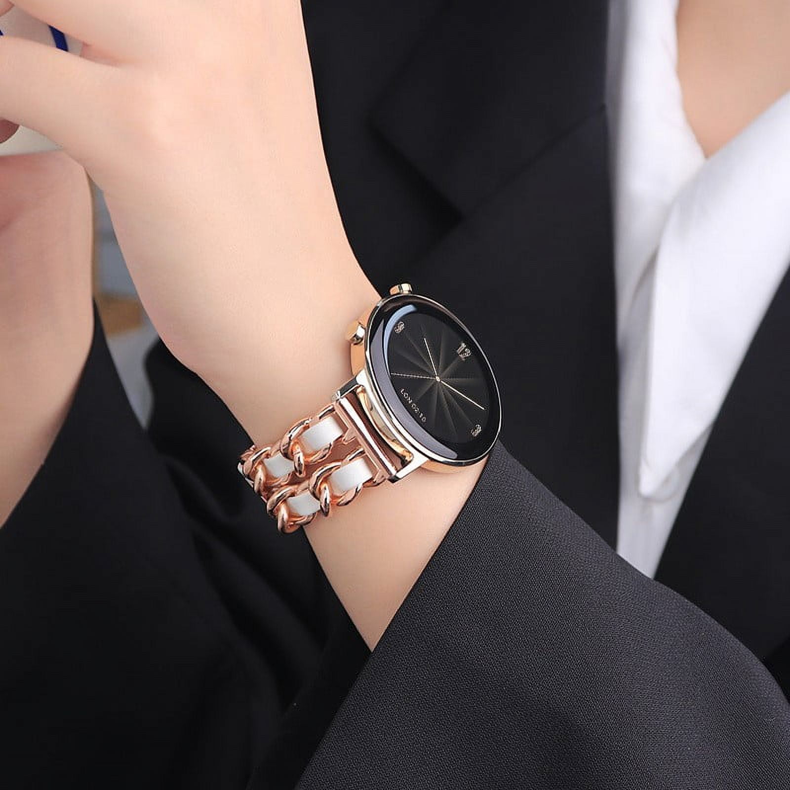 Quality Elegance Faux Leather 26 mm Watches Band 7780GX-RED_K0027507 main image 1