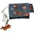 thumbnail image 1 of Leather Mini Bag Compatible with AirPods 4th Generation,Cute Cartoon Animal Pattern Design Headphone Protective Case for Airpods 4 with Keychain for Girls Ladies (Dog), 1 of 9