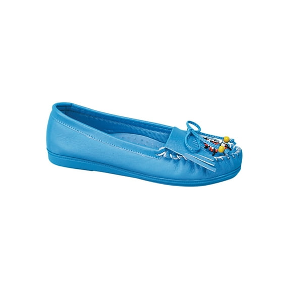 Leather Moccasins | Beaded Leather Moccasins for Women