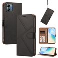 thumbnail image 1 of Leather For Motorola Moto G Play 2025 , Flip Wallet Leather Case With Card Holder Magnetic Closure Protective Phone Cases Cover,Black,For Moto G Play 2025, 1 of 7