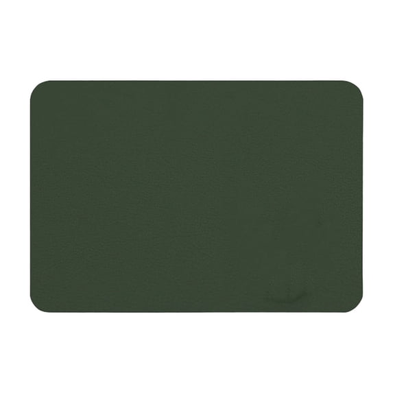 Leather Mouse Pad Small Size 25 cm x 21 cm for Desk Use with Water-Resistant Artificial Leather Surface and Non-Slip Base
