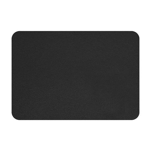 Leather Mouse Pad Small Size 25 cm x 21 cm for Desk Use with Water-Resistant Artificial Leather Surface and Non-Slip Base