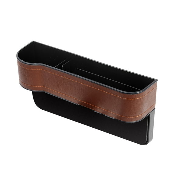Leather Multifunctional Car Seat Organizer 2025 New Car Seat Storage Filler Organizer With Cup Holder Car Organizer Front Seat For Holding Phone Sunglasses Drink