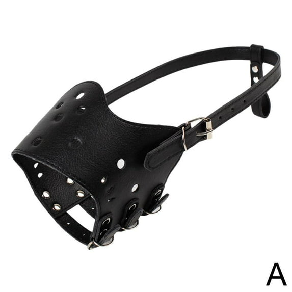 Leather Muzzle for Large/Medium Dogs - Control Barking Biting and Chewing, J2G8