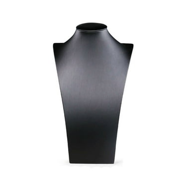 Leather Necklace Pendant Chain Jewelry Bust Display Holder Stand Jewelry Holder for Necklaces, Bracelets, Figure Display Stand
