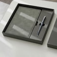 thumbnail image 1 of Leather Notebook Gift Set - A5 Hardcover Journal with Pen, 1 of 7