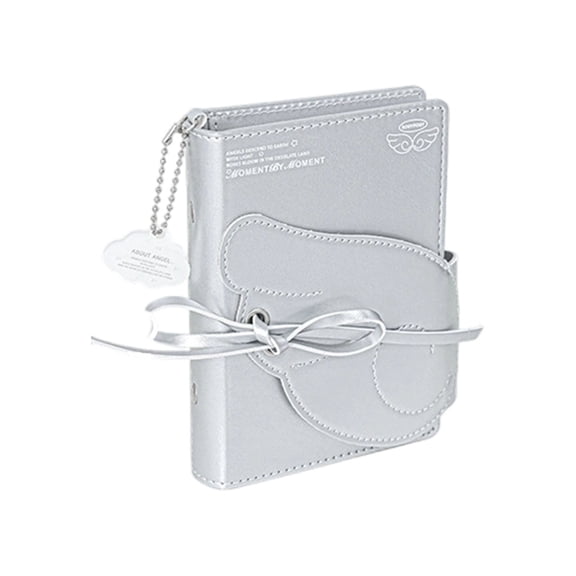 Leather Notebook Refillable Hardcover Journal With 6 Rings Leather Binder Covers for School Office Travel 64 Sheets
