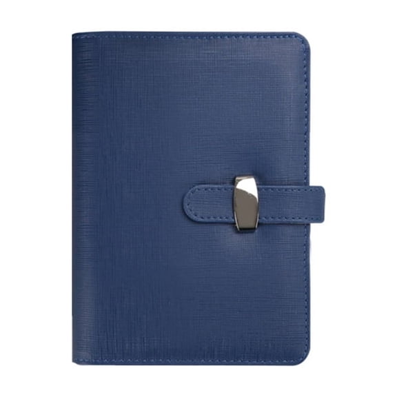 Leather Notebook Refillable Hardcover Journal With 6 Rings Leather Binder Covers for Writing Journaling 160 Pages Lined