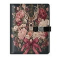 thumbnail image 1 of Leather Notebook with Pen Holder Writing Notepad Includes 100 Pages Lined Journal Beautiful and Detailed Deer, 1 of 6