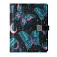 thumbnail image 1 of Leather Notebook with Pen Holder Writing Notepad Includes 100 Pages Lined Journal Butterfly and The Moon, 1 of 6