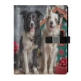 thumbnail image 1 of Leather Notebook with Pen Holder Writing Notepad Includes 100 Pages Lined Journal Dogs and Doghouses, 1 of 6