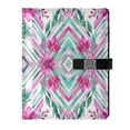 thumbnail image 1 of Leather Notebook with Pen Holder Writing Notepad Includes 100 Pages Lined Journal Elegant Shapes with Flowers, 1 of 6