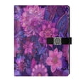 thumbnail image 1 of Leather Notebook with Pen Holder Writing Notepad Includes 100 Pages Lined Journal Lavender Bohemian Pattern, 1 of 6