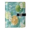 thumbnail image 1 of Leather Notebook with Pen Holder Writing Notepad Includes 100 Pages Lined Journal Oranges and Limes, 1 of 6