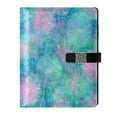 thumbnail image 1 of Leather Notebook with Pen Holder Writing Notepad Includes 100 Pages Lined Journal Tie-dye Dandelions Pattern, 1 of 6