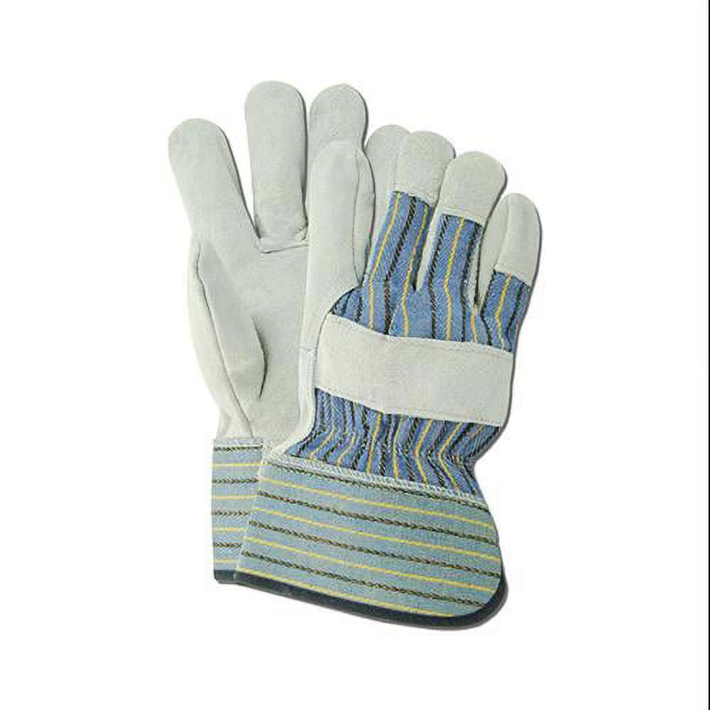 Leather Palm Gloves, Pearl Gray, L, Magid Glove, TB625ET