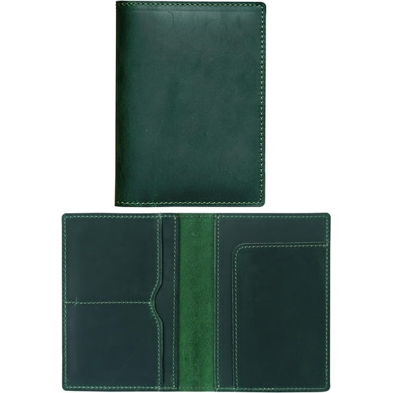 Leather Passport Holder, Handmade Passport Cover with Card and Ticket Slot - Genuine Leather, Elegant Design, Easy Access - Passport Case, Passport Wallet, Passport Holder