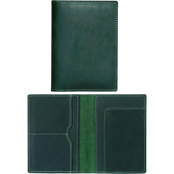Leather Passport Holder, Handmade Passport Cover with Card and Ticket Slot - Genuine Leather, Elegant Design, Easy Access - Passport Case, Passport Wallet, Passport Holder