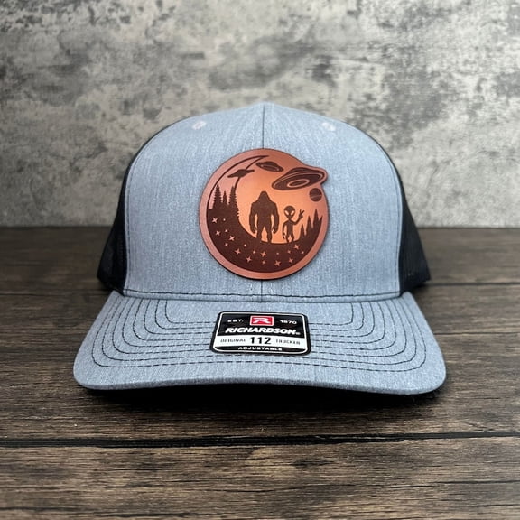 Leather Patch Big Foot Alien Hat - Richardson 112