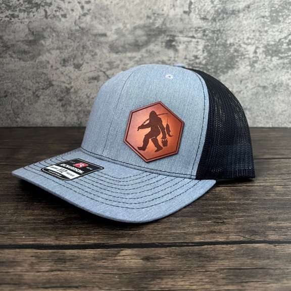 Leather Patch Big Foot Fishing Hat - Richardson 112