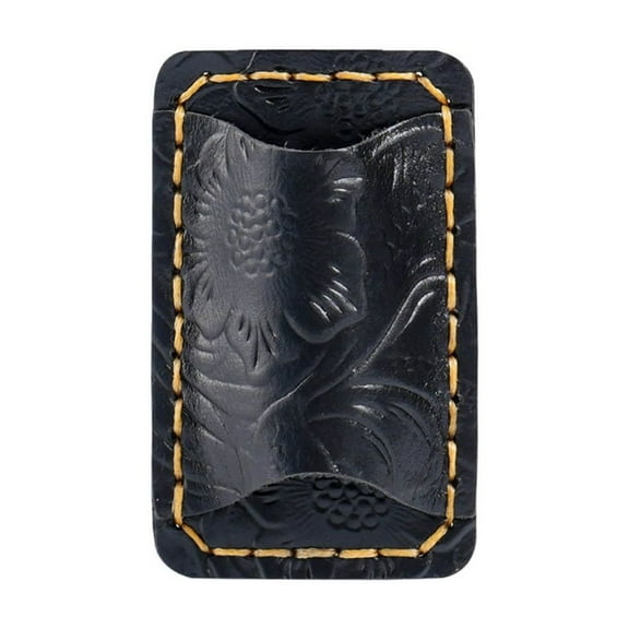 Leather Pen Clip Holder Notebook Pen Holder with Clip Single Hole Pencil Holder for Notebook Planner Journal Clipboard