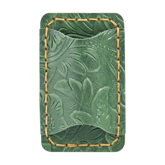 Leather Pen Clip Holder Notebook Pen Holder with Clip Single Hole Pencil Holder for Notebook Planner Journal Clipboard