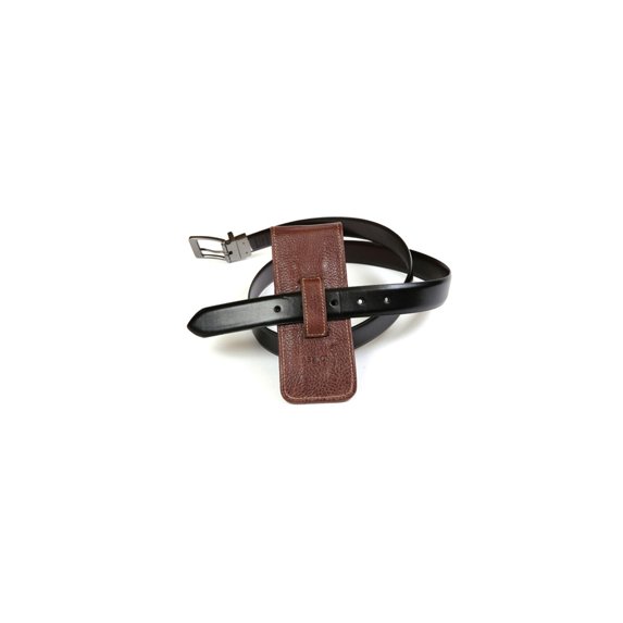Lanier Pens Leather Pen Holster Triple Brown 7 in x 2.5 in