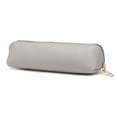 thumbnail image 1 of Leather Pen Pencil Case, Slim Pen Bag Small Pencil Pouch Lovely Stationery Bag Portable Cosmetic Bag Zipper Bag for Pen PencilsGrey, 1 of 5