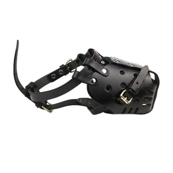 Leather Pet Dog Basket Muzzles Shepherd Doberman Anti Bite Dog Mouth Cage Dog Training Defense Masks For Small/Large Dogs
