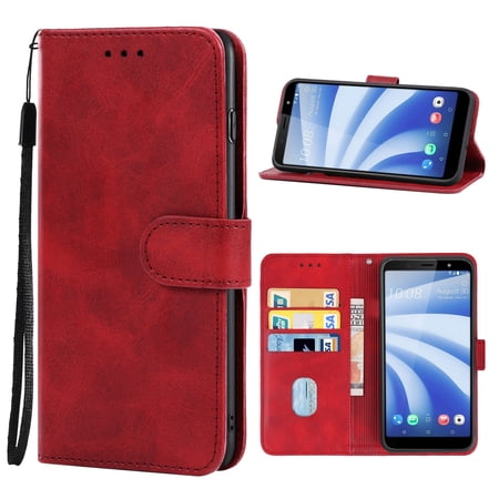 Leather Phone Case For HTC U12 Life