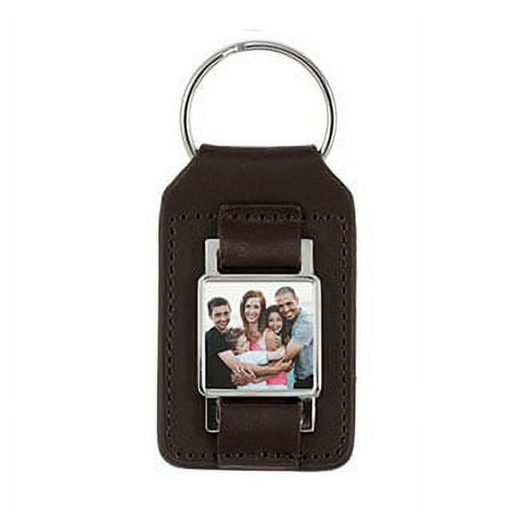 Leather Photo Keychain