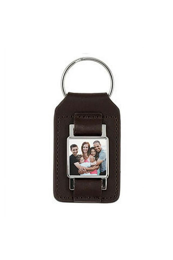 Leather Photo Keychain