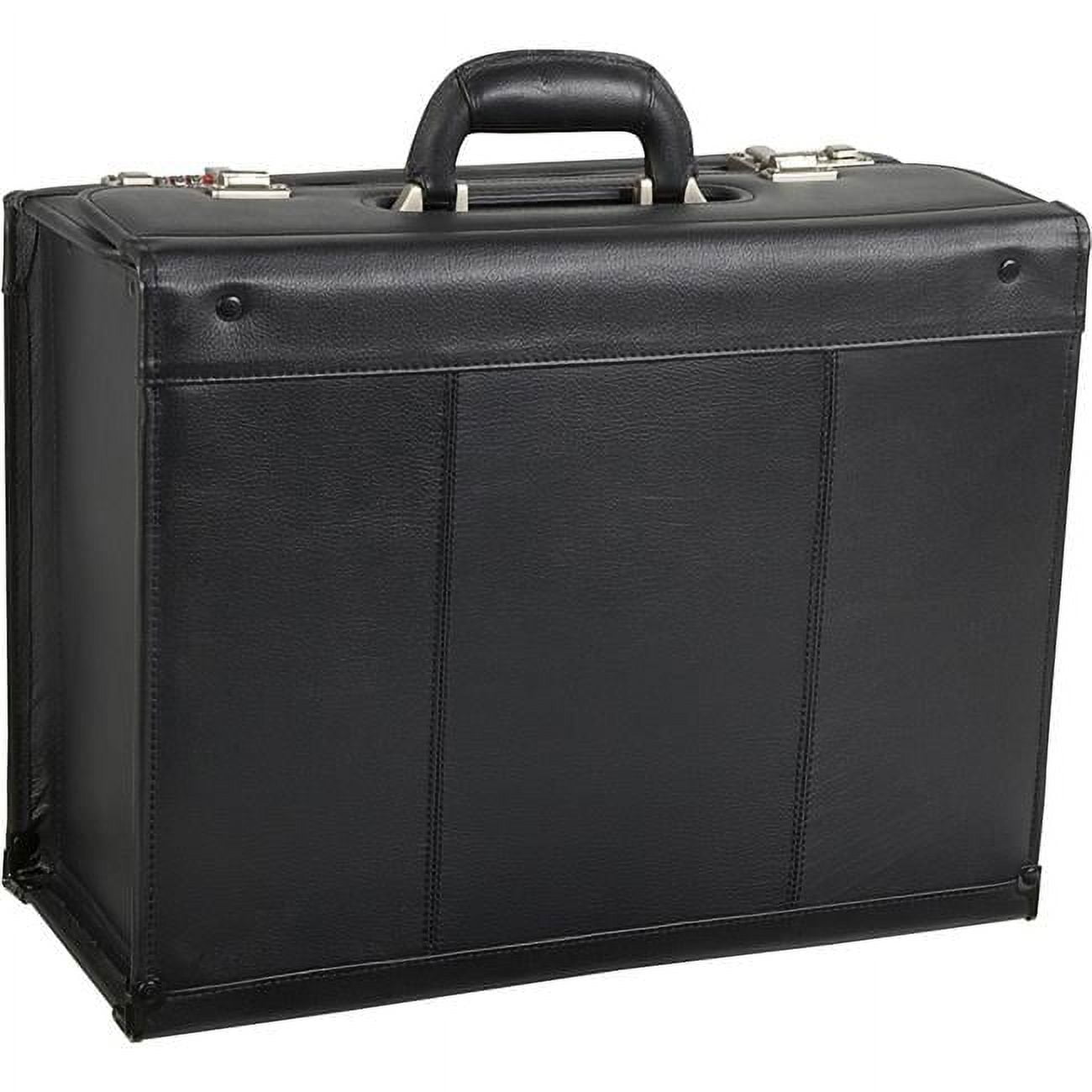 Leather Pilot Case, Black