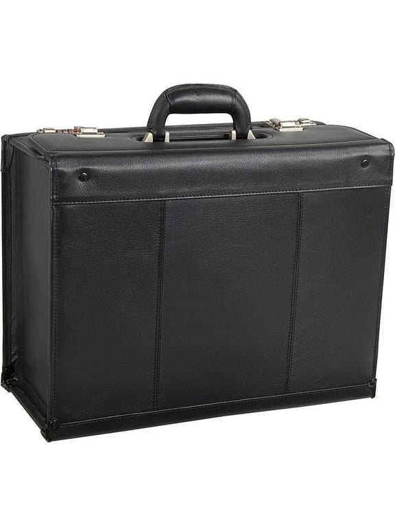 Leather Pilot Case, Black