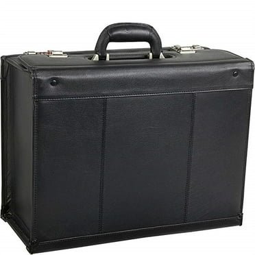 Leather Pilot Case - Black