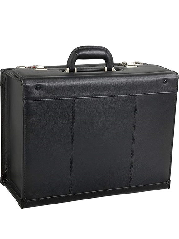 Leather Pilot Case - Black