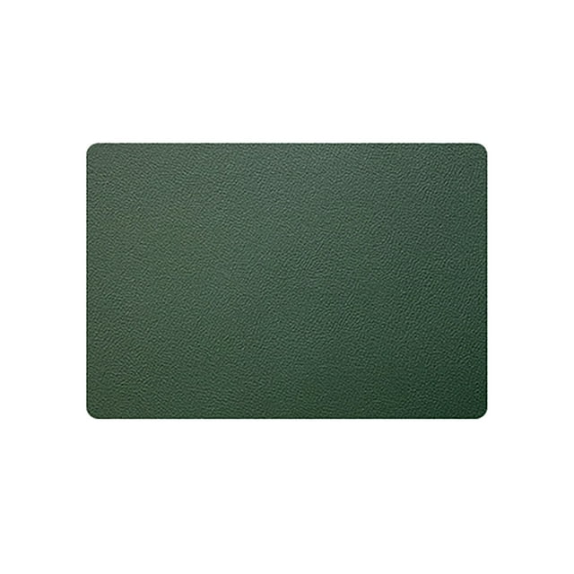 Leather Placemat Home Double Sided Rectangular Insulated Table Mat