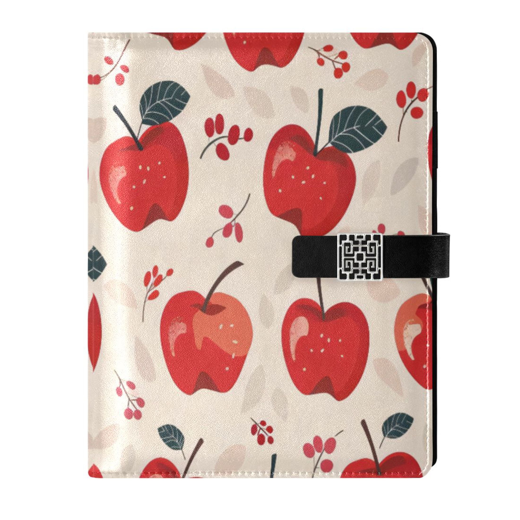 Leather Planner Leather Notebook Notebook Journal Binder Design Pen Pocket Design Convenient for Storage Apple