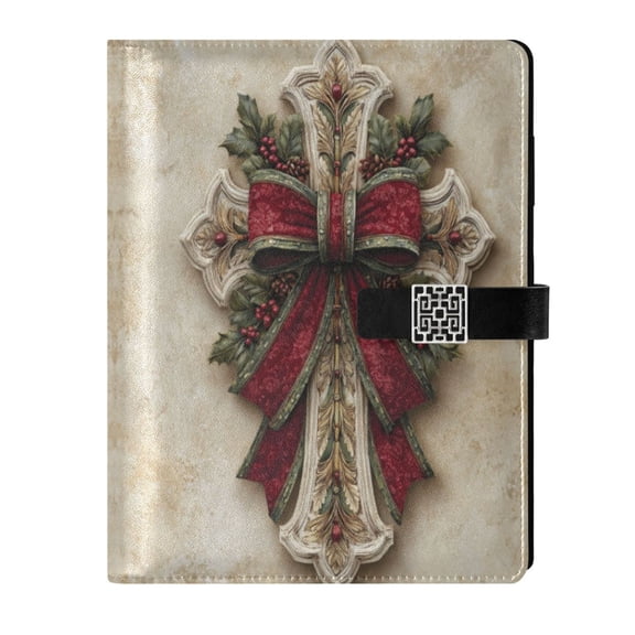 Leather Planner Leather Notebook Notebook Journal Binder Design Pen Pocket Design Convenient for Storage Beautiful Christmas Cross