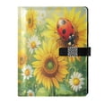 thumbnail image 1 of Leather Planner Leather Notebook Notebook Journal Binder Design Pen Pocket Design Convenient for Storage Red Ladybug, 1 of 6