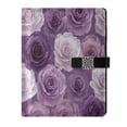 thumbnail image 1 of Leather Planner Leather Notebook Notebook Journal Binder Design Pen Pocket Design Convenient for Storage Romantic Lavender Red Roses, 1 of 6