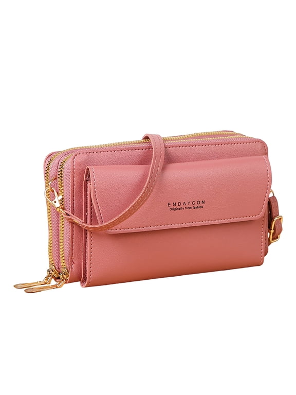 Leather Pockets Small Crossbody Bags for Women Cell Phone Purse Shoulder Bags Handbags Wallet Purse