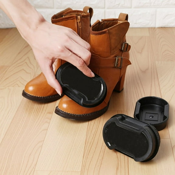 Leather Polish Sponge, 5 in x 3 in, Pre-Loaded Wax for Shine & Protection, Restore Car Seats & Furniture