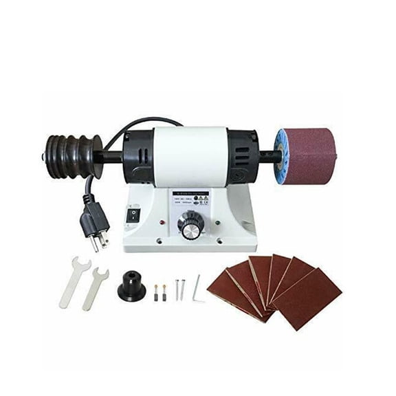 Leather Polishing Burnishing Machine Edge Grinding 0-8000RPM With Flexible Shaft Handle - Practical & Durable