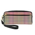 thumbnail image 1 of YFYANG Leather Portable Travel Small Makeup Bag, Multifunctional Storage Bag, Watercolor Abstract Plaid Pattern Cosmetic Bag, 1 of 4