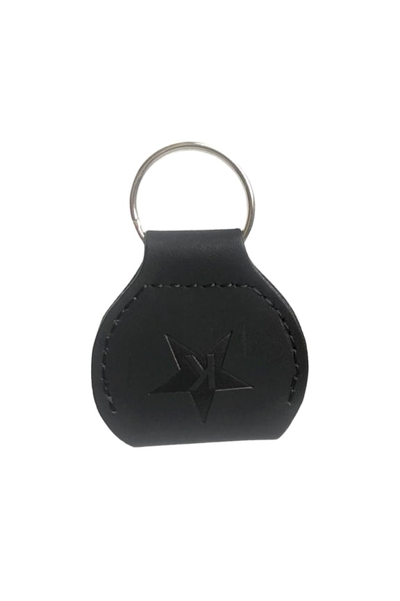 Leather Pouch Keychain Mini Coin Holder Zipper Pocket For Keys Card Cash Bag Charm