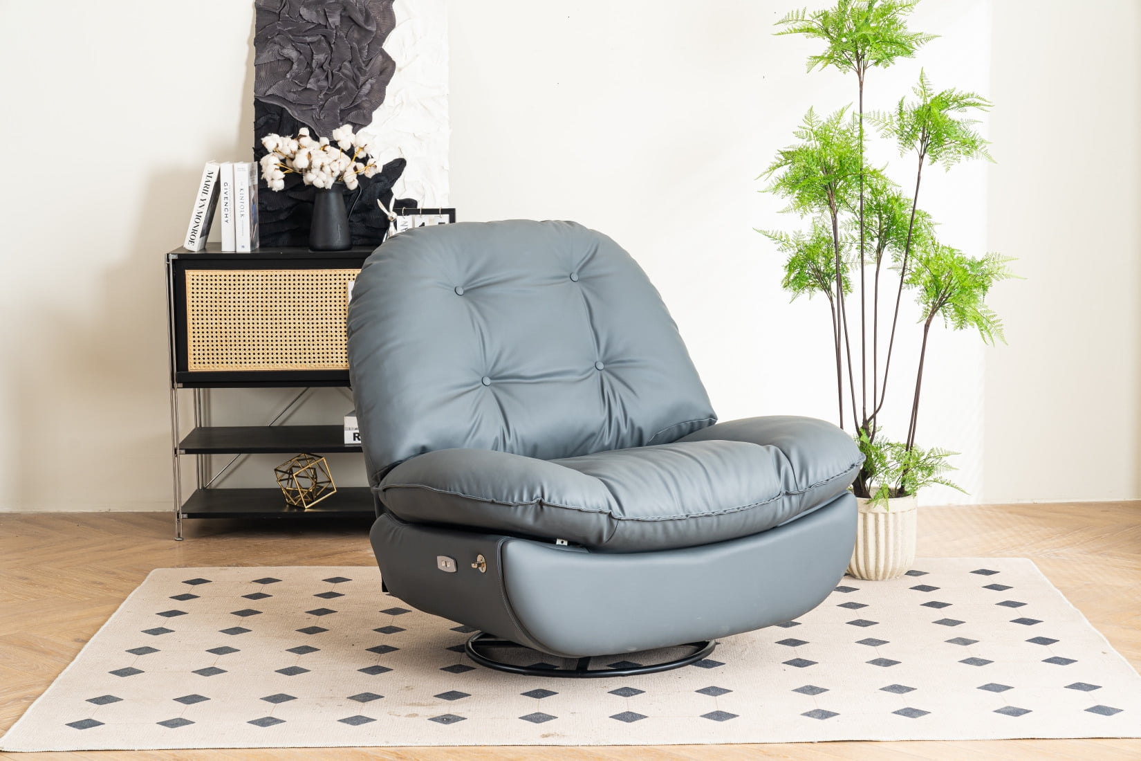 Recliner chair online with charger